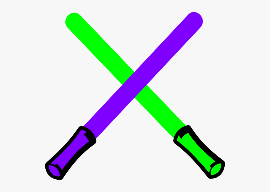 Transparent Colorguard Clipart - Lightsaber, Transparent Clipart