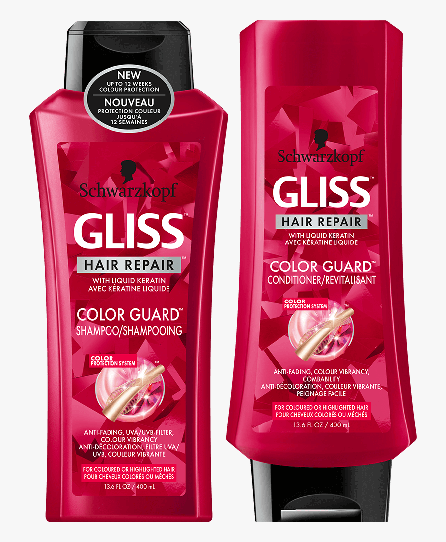 Transparent Hair Dye Clipart - Schwarzkopf Gliss Colour Shampoo Review, Transparent Clipart