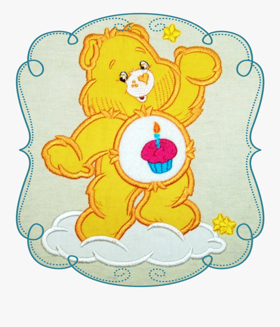 Care Bear Applique Machine Embroidery Design Pattern-instant - Appliqué, Transparent Clipart