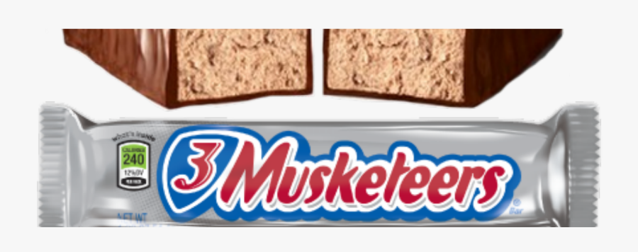 3 Musketeers Candy Bar - Rye Bread, Transparent Clipart