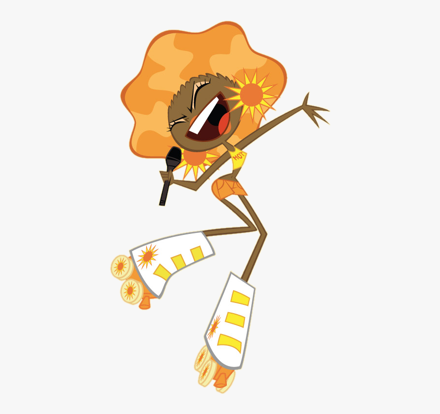 Milky Way And The Galaxy Girls Sun Pose2 - Milky Way And The Galaxy Girls Sun, Transparent Clipart