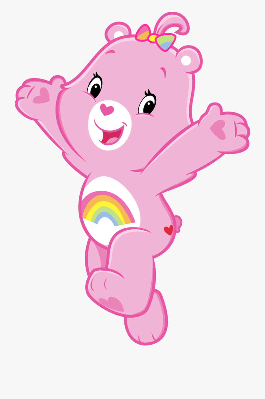 Cheer Bear Care Bear, Transparent Clipart