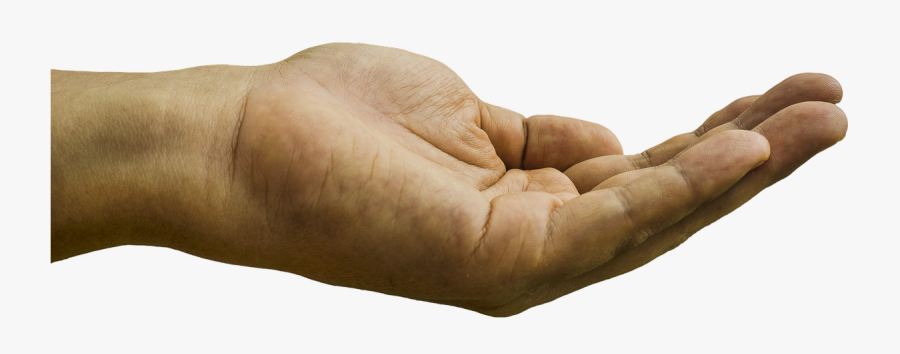 Open Hand Begging, Transparent Clipart
