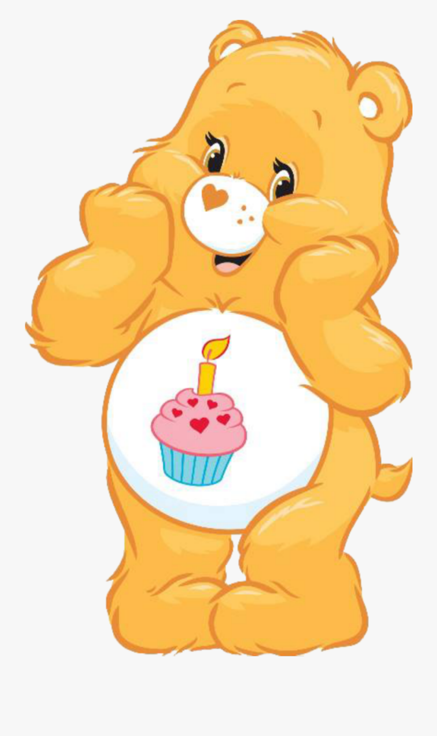 #freetoedit #carebear #carebears #birthday #birthdaybear - Tender Heart Care Bears, Transparent Clipart