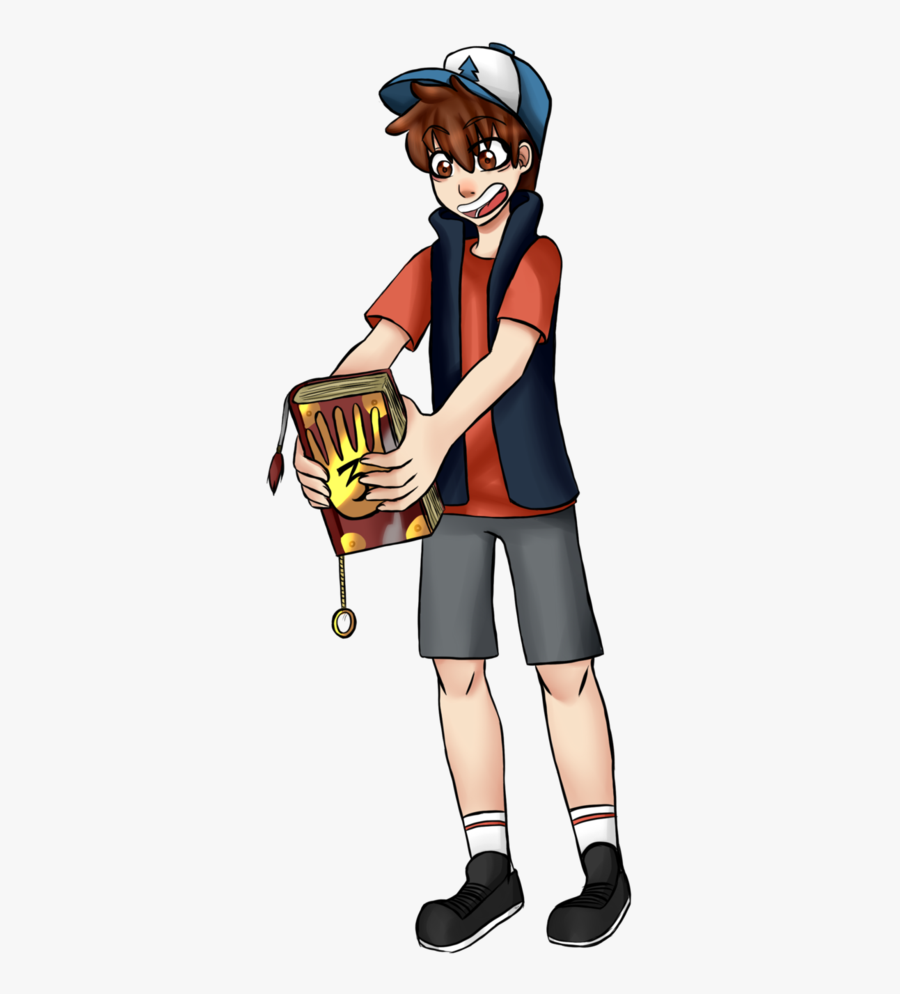 Dipper Pines With Journal 3 By Hidebehind Cartoon , Free Transparent