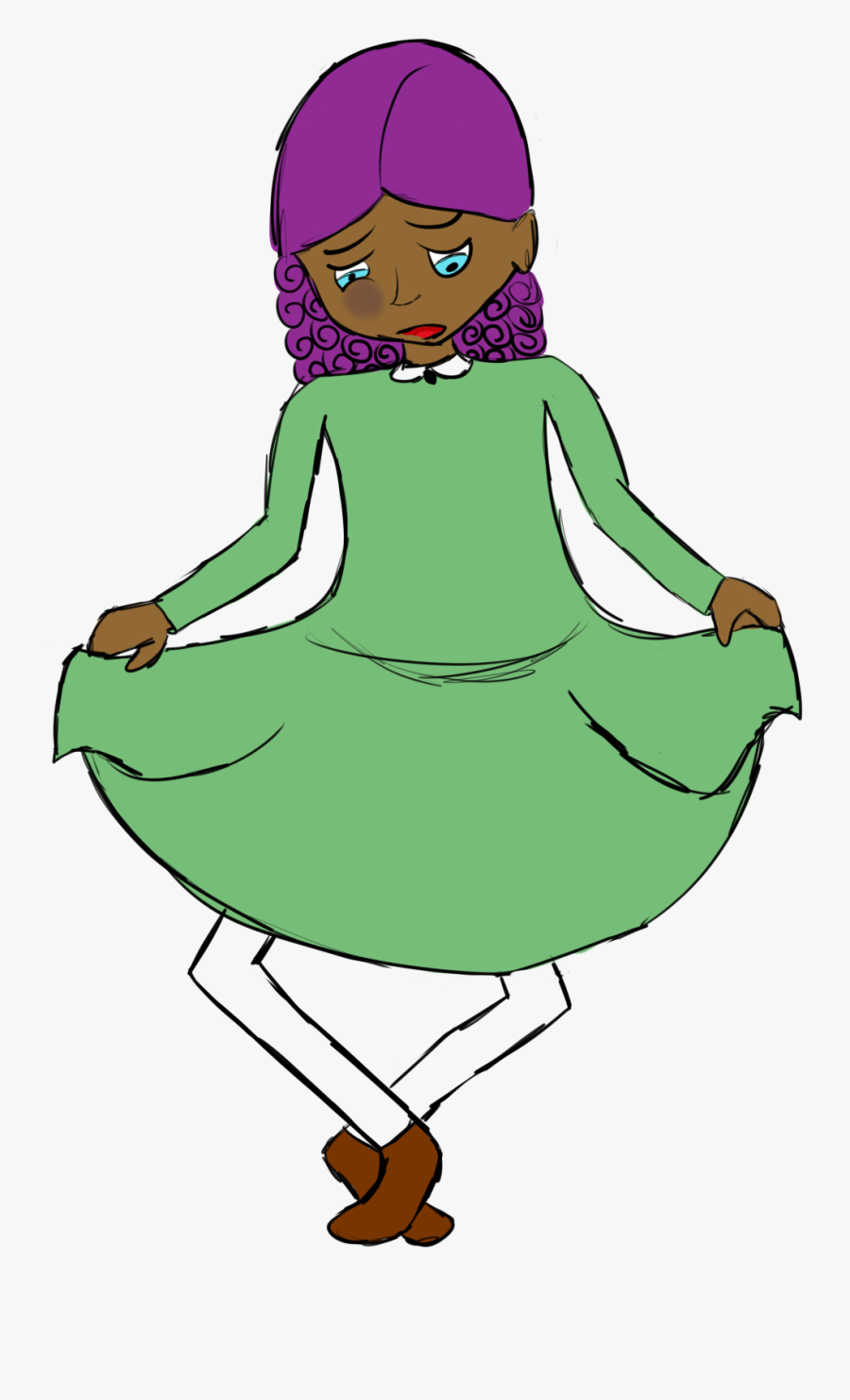 “you Will Stand Up Straight, Young Lady,” Basil Hissed - Cartoon, Transparent Clipart