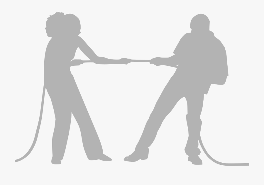 The Selfishness Of Begging Someone To Stay Friends - Conflict Black And White, Transparent Clipart