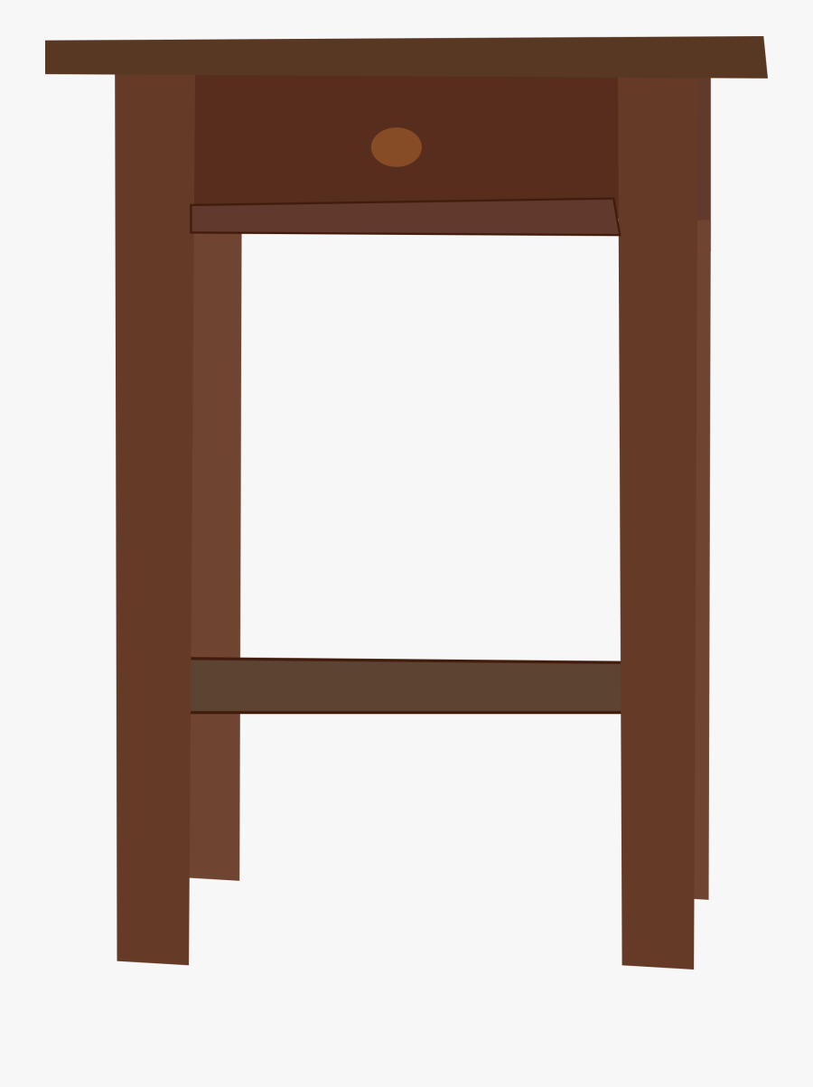 Clip Art Collection Of Free Nightstand - Clip Art Side Table, Transparent Clipart