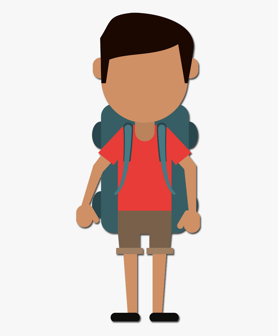 Funny Traveller Vector Png Clipart , Png Download - Ghumakkad Indians, Transparent Clipart