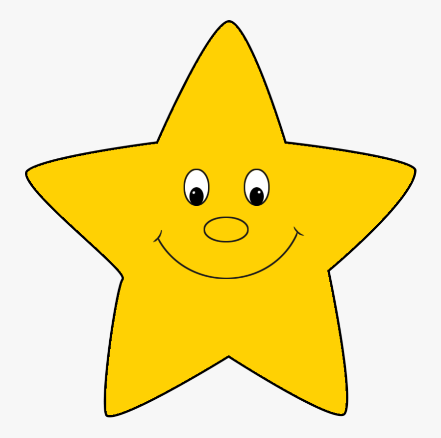 Yellow Cartoon Star Drawing - Cute Star Clipart, Transparent Clipart