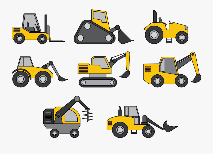 Euclidean Vector Excavator Sk - Skid Steer Logo, Transparent Clipart