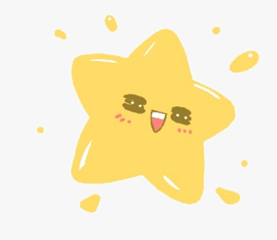 Transparent Cute Stars Clipart - Kawaii Star Transparent, Transparent Clipart
