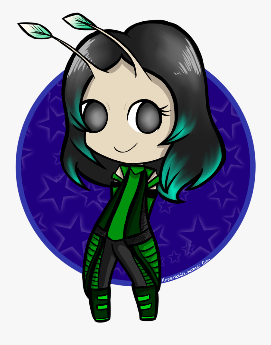 Transparent Yondu Png - Cute Gamora, Transparent Clipart