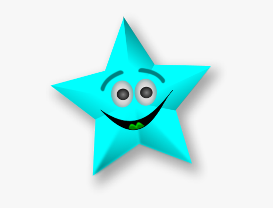 Smile Star Clipart - نجوم مبتسمه, Transparent Clipart