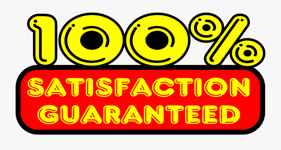 100 Satisfaction Guarantee Clipart, Transparent Clipart