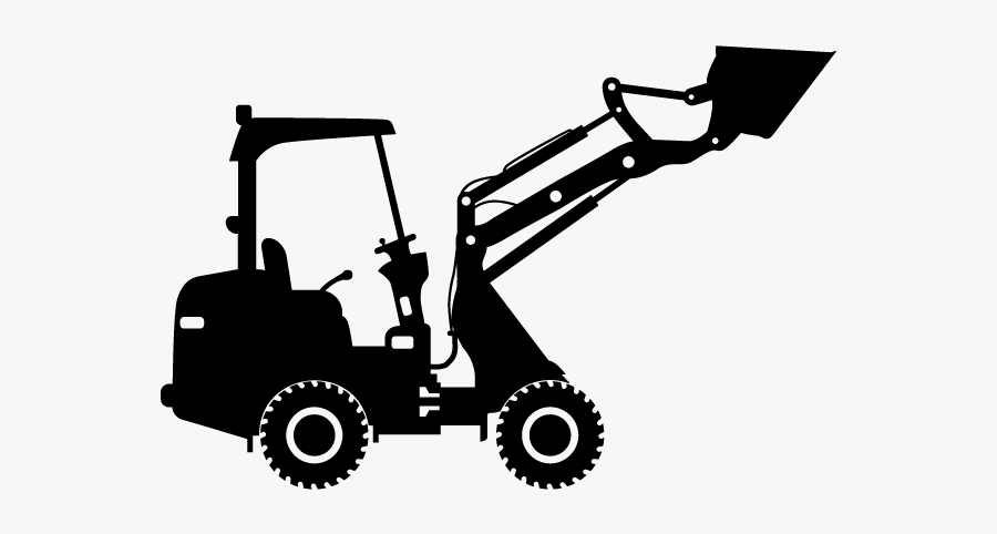 Compact Wheel Loader Icon, Transparent Clipart