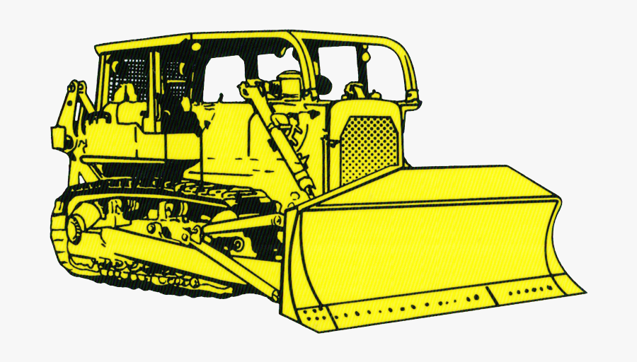 Bulldozer, Transparent Clipart