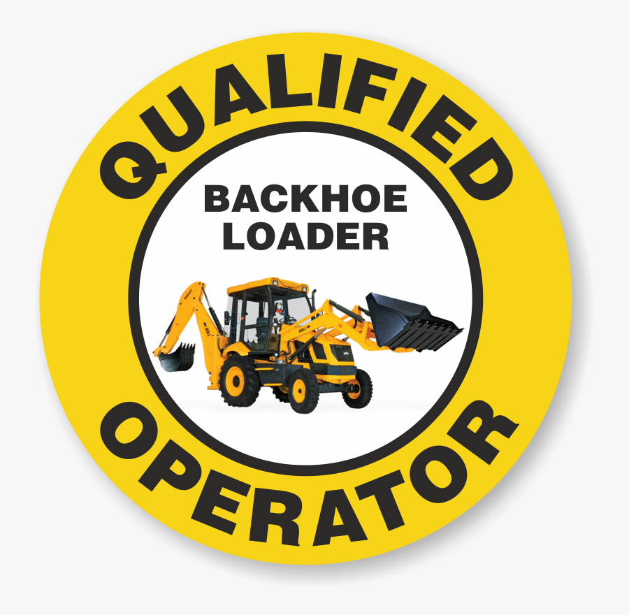 Transparent Skid Steer Clipart - Forklift Operator Sign, Transparent Clipart