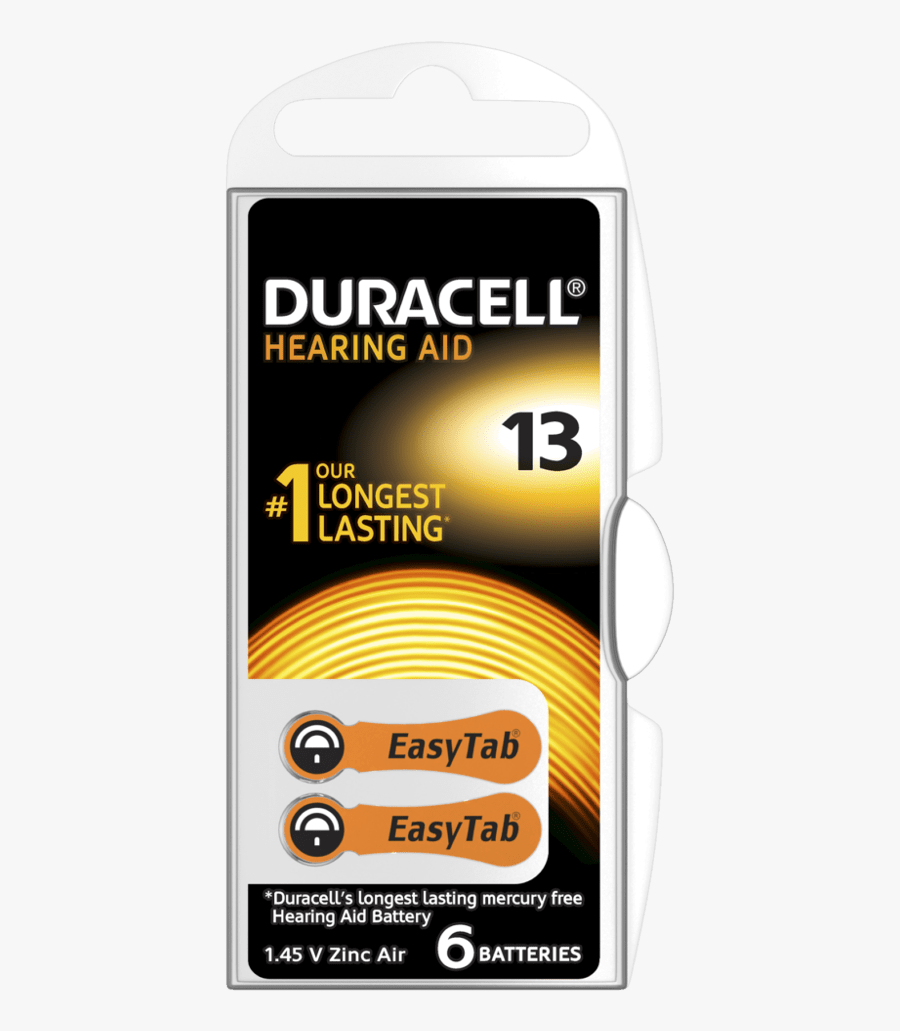 Duracell Hearing Aid 312, Transparent Clipart