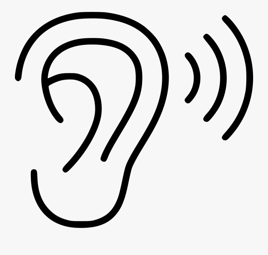 Hearing Svg Png Icon Free Download - Transparent Hearing Icon, Transparent Clipart