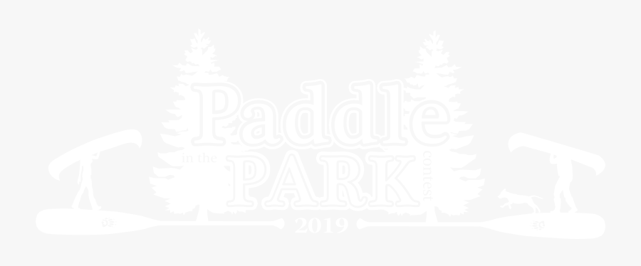 Paddle In The Park Contest 2019 Logo Depicting Trees, - Illustration, Transparent Clipart
