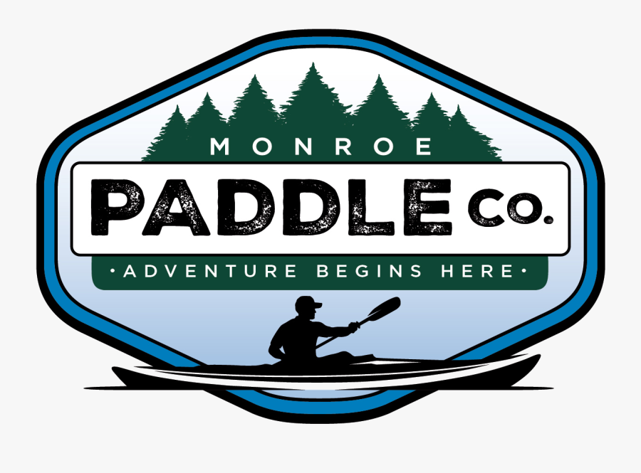 Monroe Paddle Comany Logo, Transparent Clipart