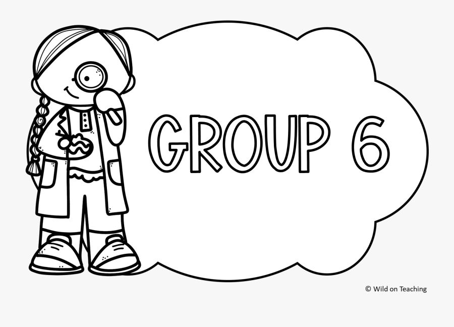 Transparent Group Of Kids Clipart Black And White - Cartoon, Transparent Clipart