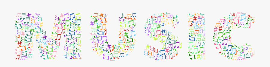 Music Typography No Background Clip Arts - Transparent Background Music Png, Transparent Clipart