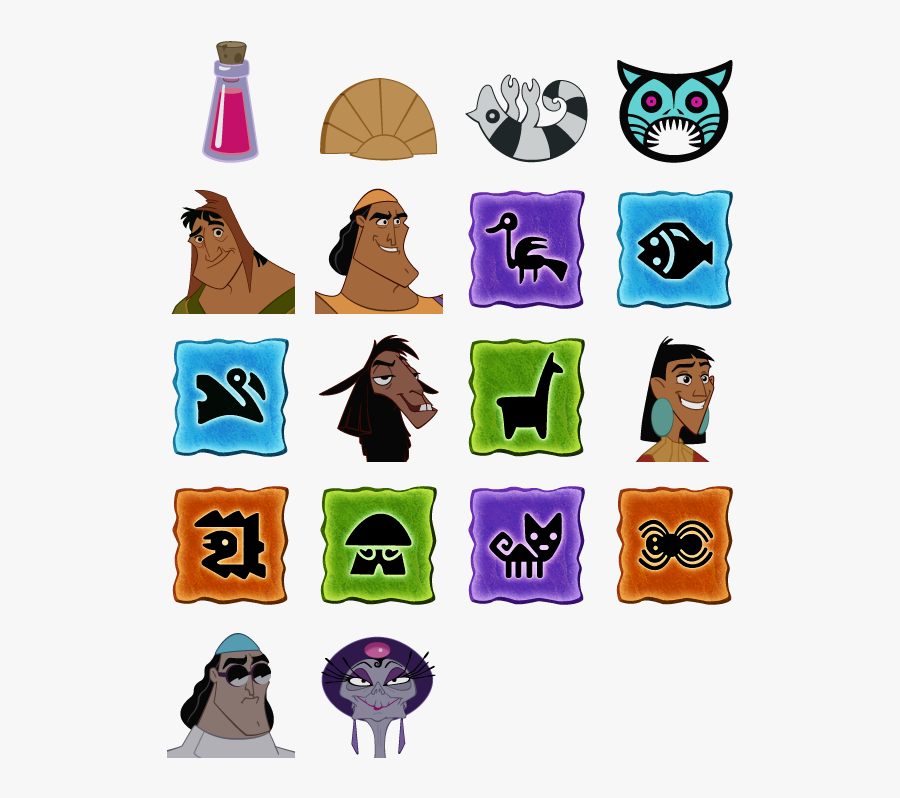 Transparent Emperor Clipart - Emperor's New Groove Stickers, Transparent Clipart