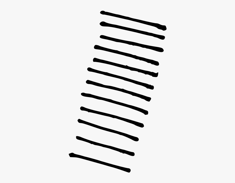 Trait De Crayon Noir Png, Transparent Clipart