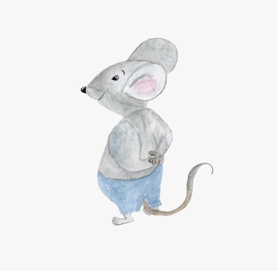 Mouse Watercolor Transparent, Transparent Clipart
