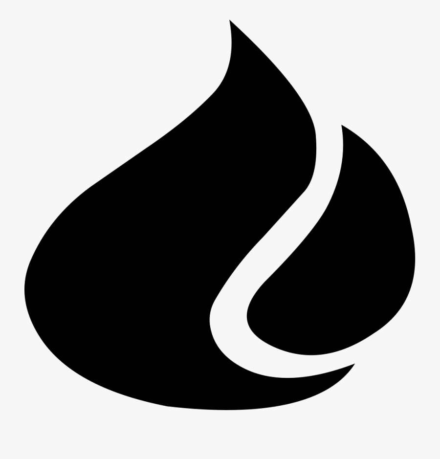 Clip Art Svg Png Icon Free - Drop Of Black Oil Png, Transparent Clipart