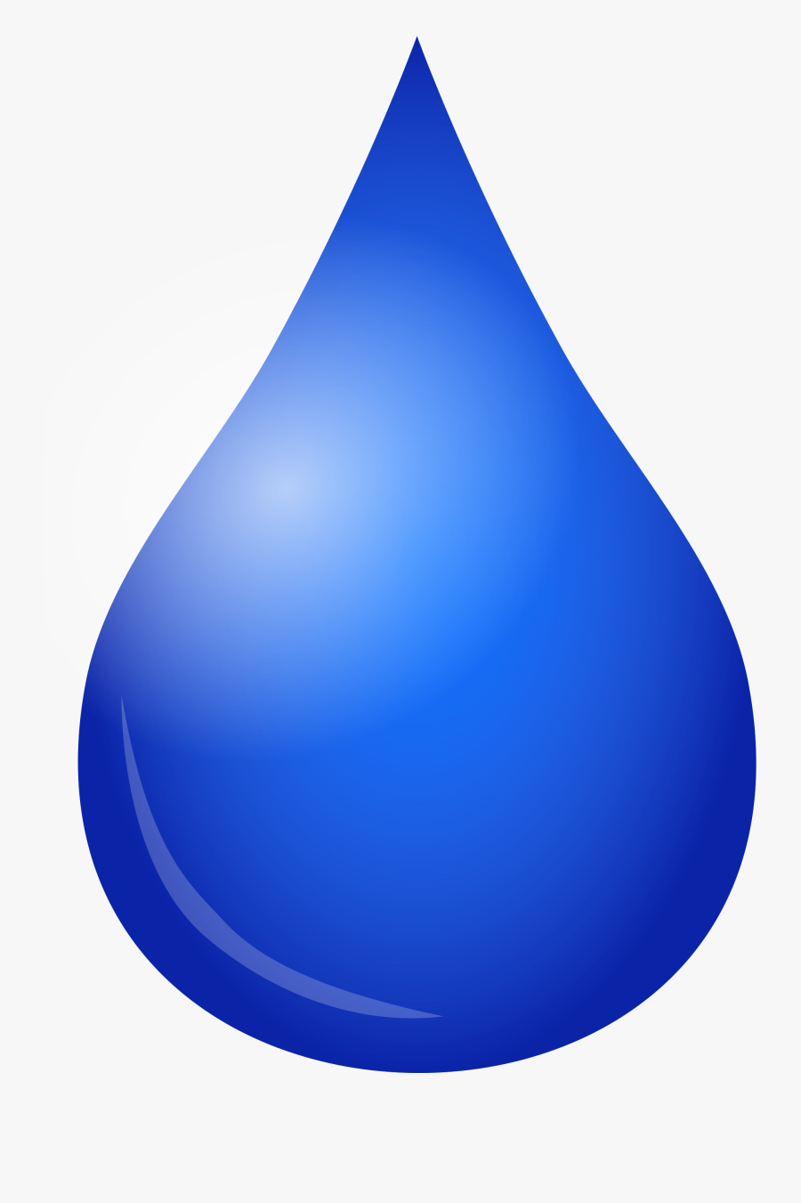 Droplet Clipart Svg - Blue Drop, Transparent Clipart