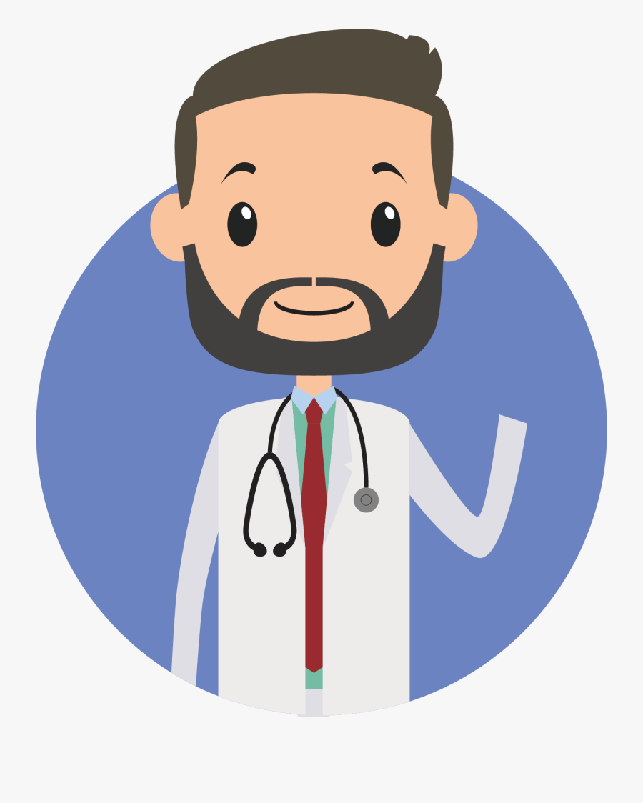Cartoon Physician Drawing The - Physician Drawing, Transparent Clipart