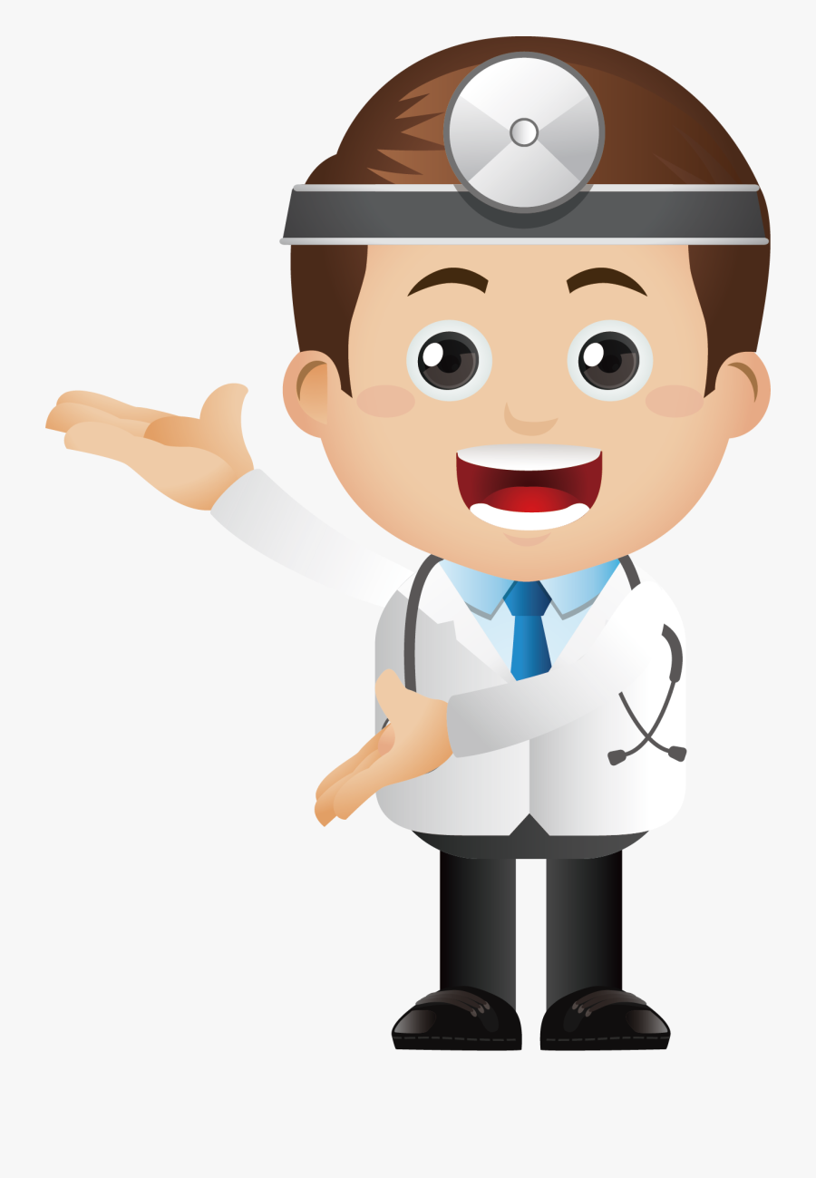 Physician Head Doctor Cartoon Icon Free Frame Clipart - Cartoon Doctor Transparent Background, Transparent Clipart