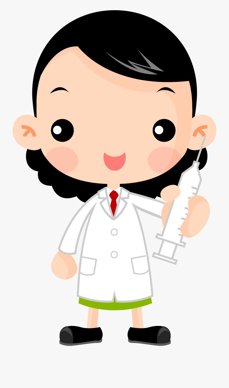 Doctor Vector - Cartoon Physician, Transparent Clipart