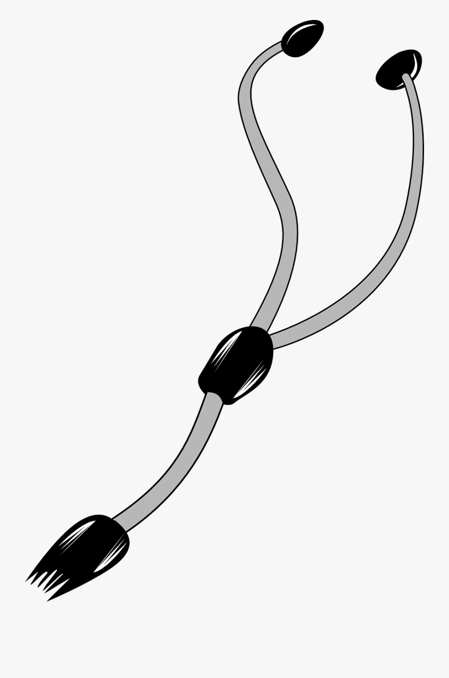 Stereoscope Stethoscope Doctor Free Picture - Stereoscopio Png, Transparent Clipart