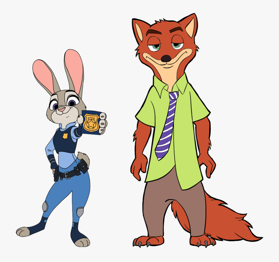 Thumb Image - Judy Hopps And Nick Wilde, Transparent Clipart