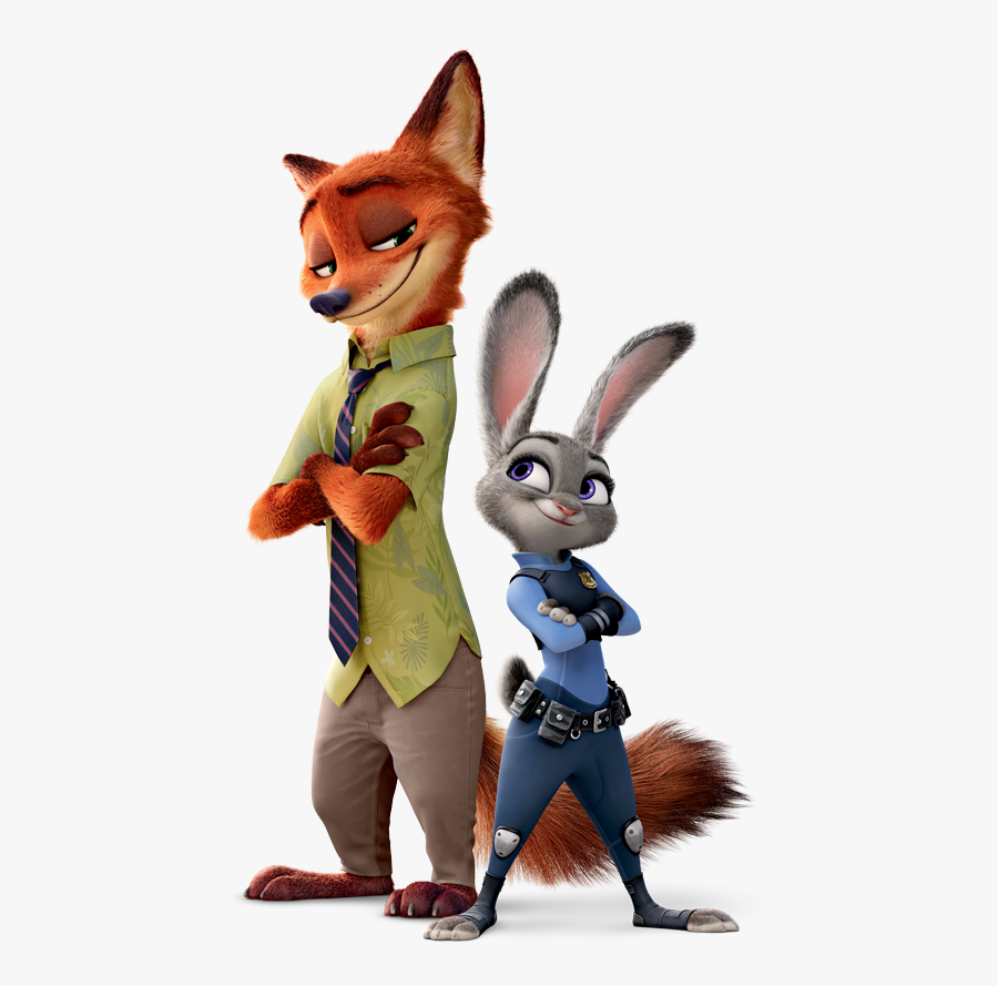 A Heartwarming And Hilarious Family Movie - Judy Hopps Y Nick Wilde, Transparent Clipart