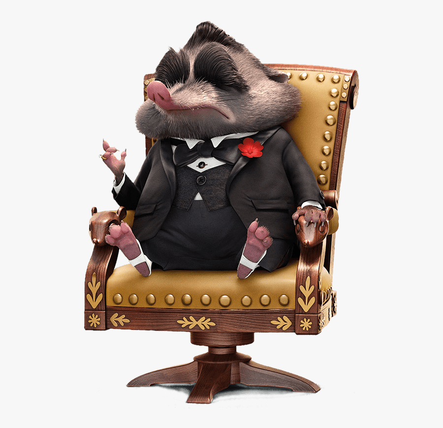 Big In His Chair - Zootopia Mob Boss, Transparent Clipart