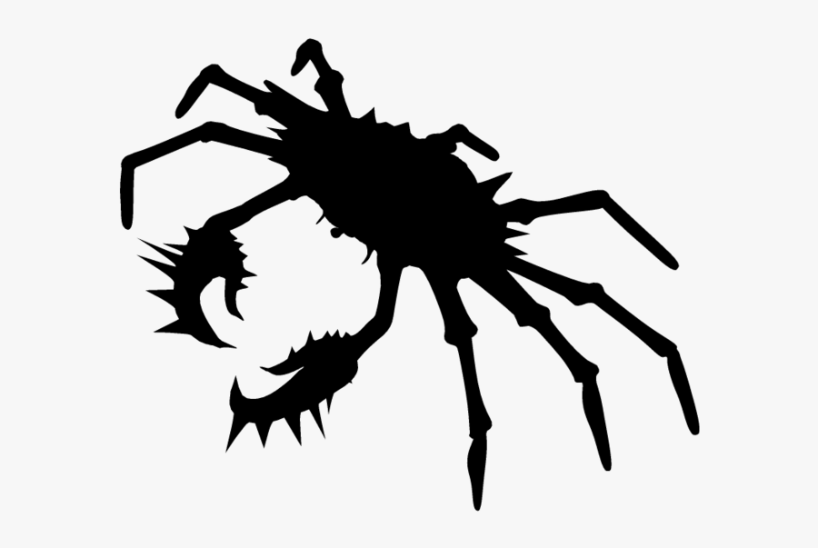 Make A Silhouette - Crab, Transparent Clipart