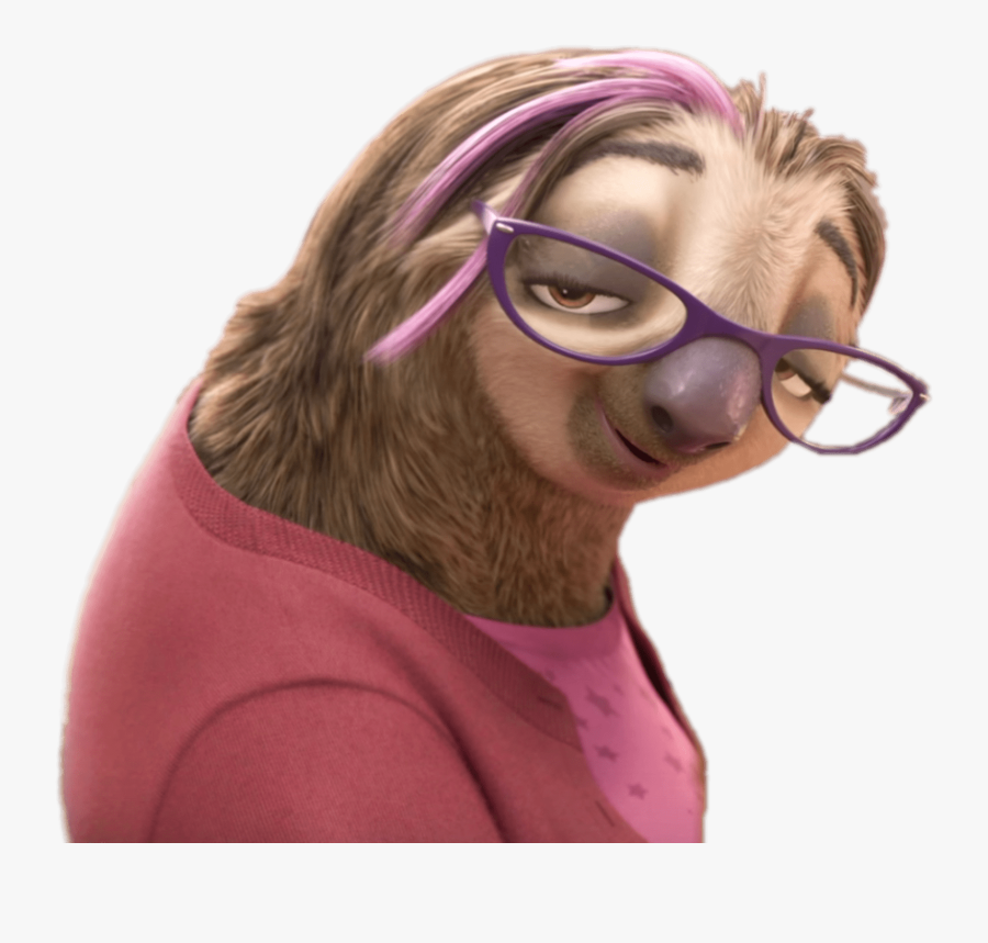 Zootopia Priscilla The Sloth - Priscilla Zootopia, Transparent Clipart