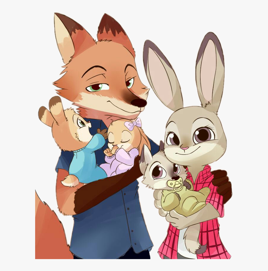 #zootopia#cartoon #disney #rabbit #fox#cute#baby#sticker - Judy And Nick Ba...