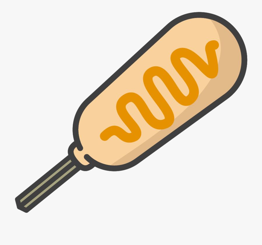 Corn Dog With Mustard Shirt - Corndog Png, Transparent Clipart