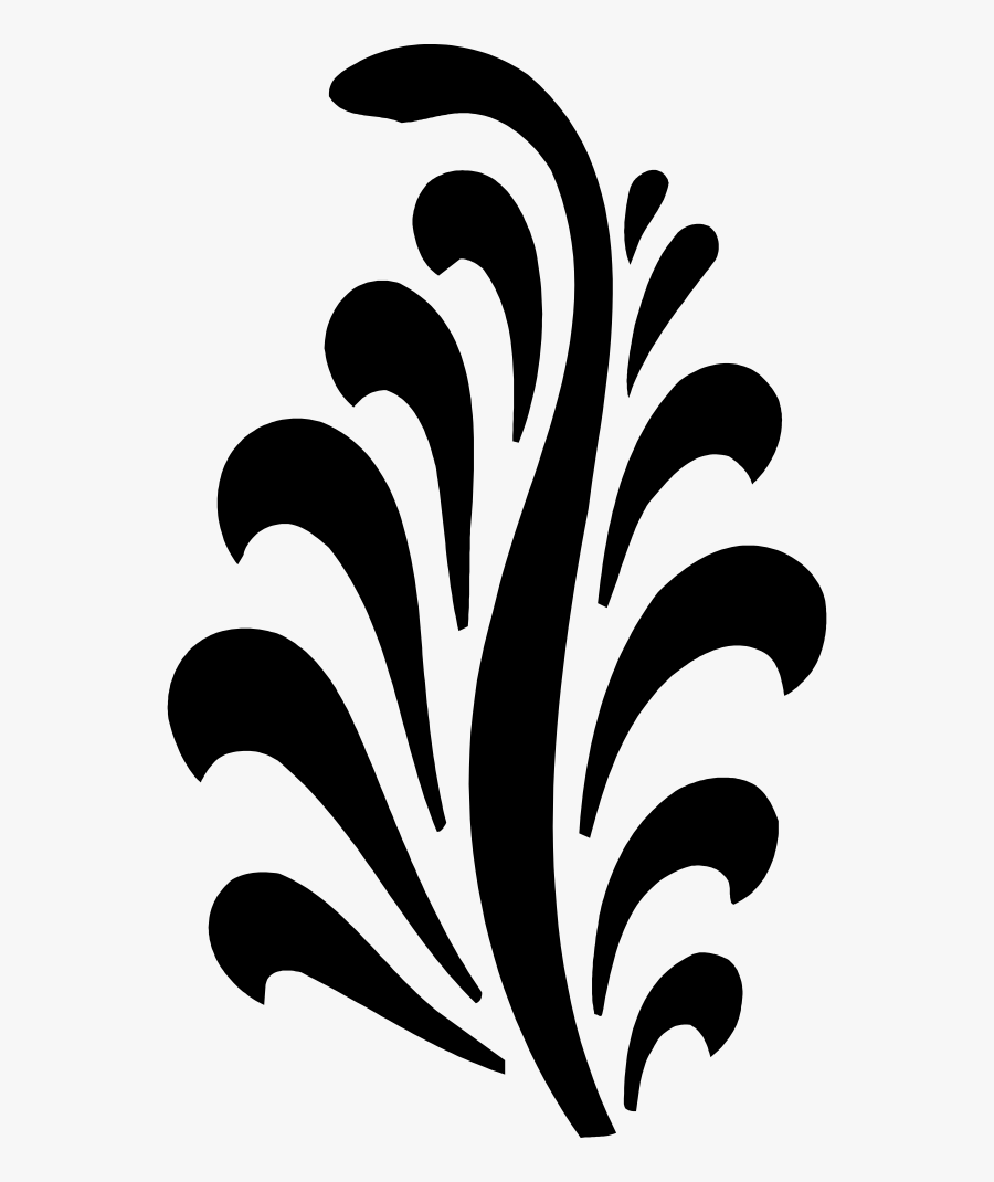 Abstract Black White Design, Transparent Clipart