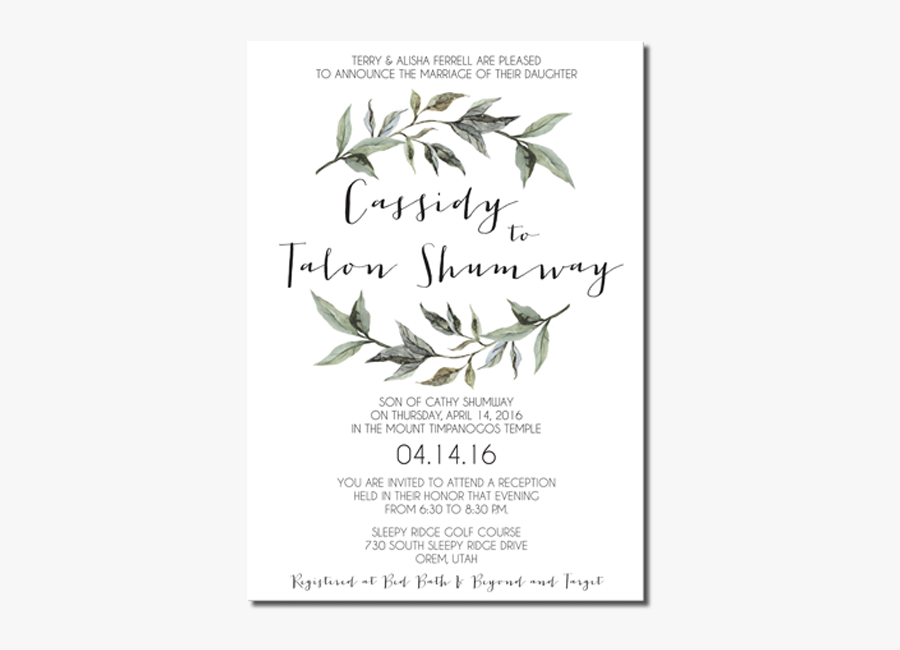 Clip Art Weddingprograms Weddingcards The - Agave, Transparent Clipart