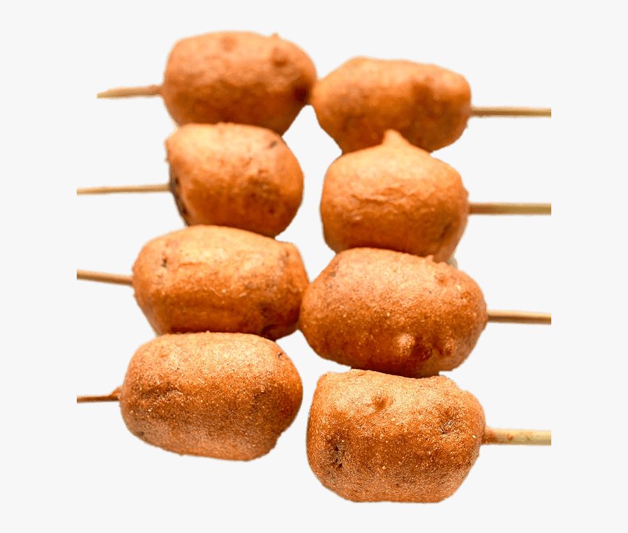 Mini Corn Dog Bites - Skewer, Transparent Clipart