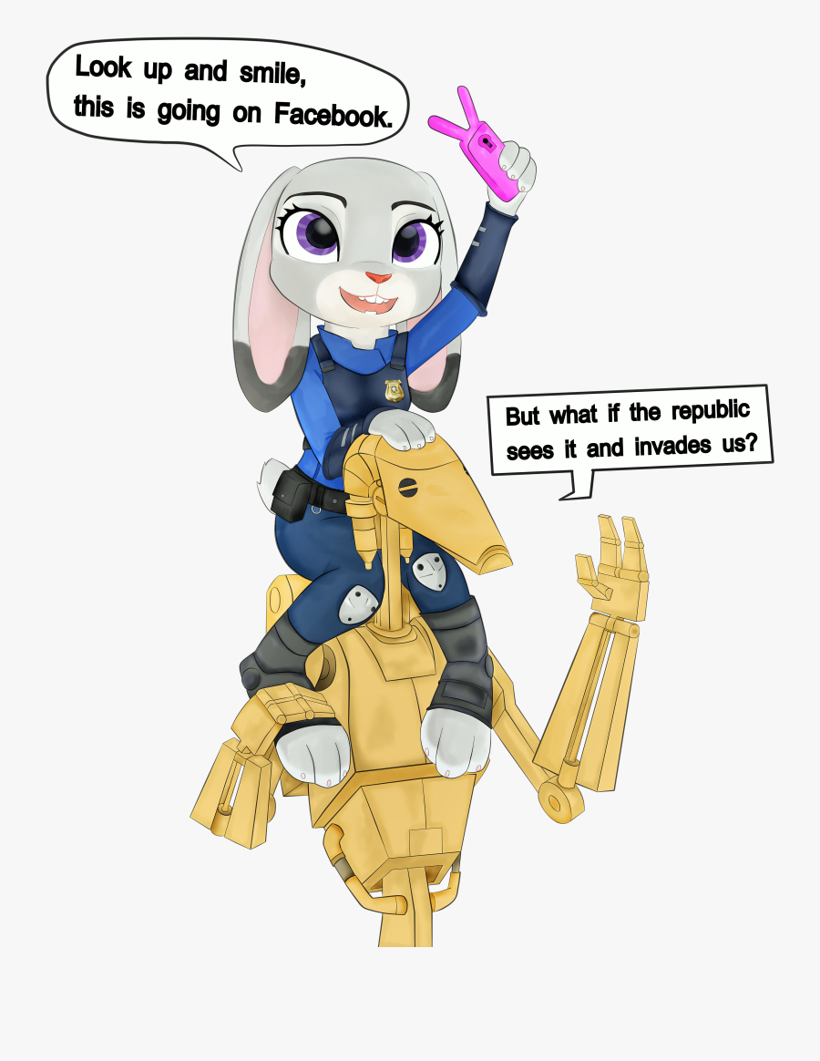 Those B1 Battle Droids Look Completely Different - Judy Hopps Gets Fucked, Transparent Clipart
