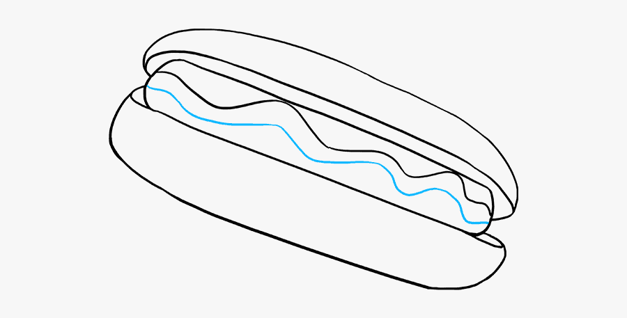 How To Draw Hot Dog - Hot Dog To Draw, Transparent Clipart