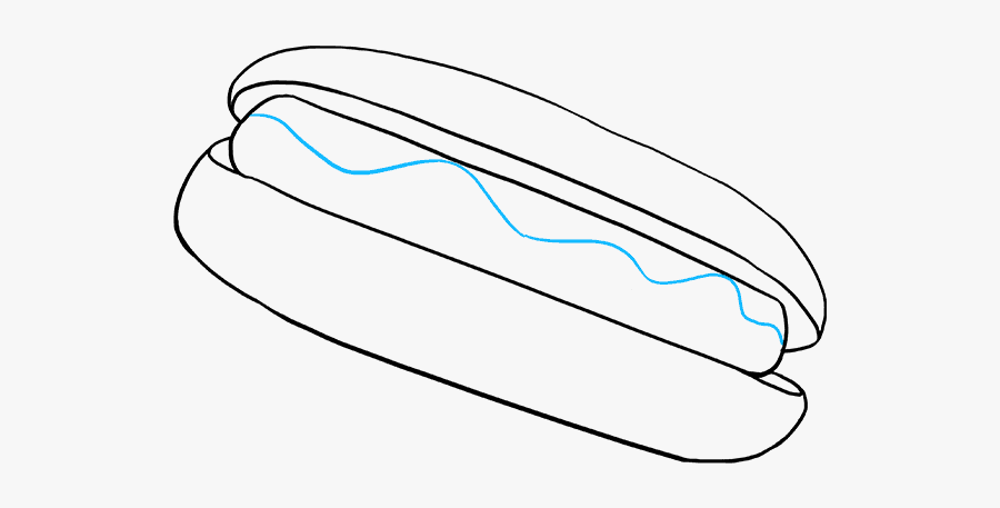 How To Draw Hot Dog - Hot Dog To Draw, Transparent Clipart